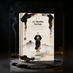 20 Shaolin Sayings: The Complete Edition, hardcover on slate with incense