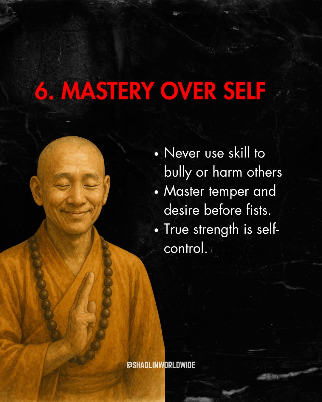 Shaolin Wisdom:  8 Principles for Life