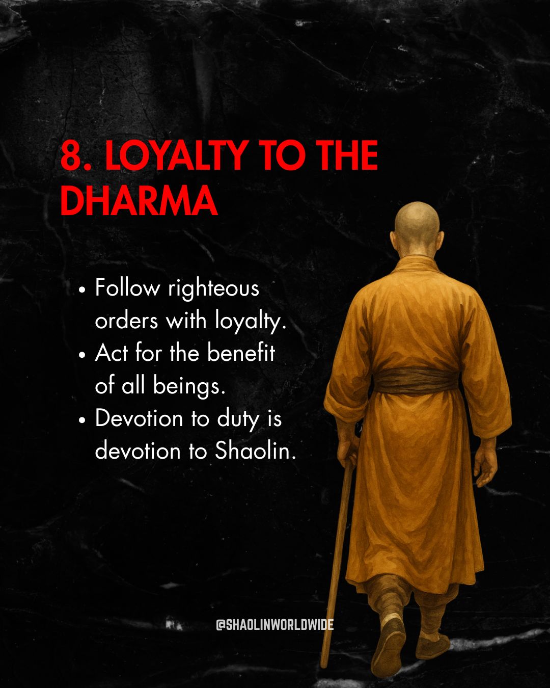 Shaolin Wisdom:  8 Principles for Life