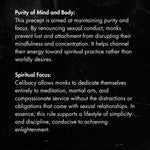 Shaolin Wisdom:  The Five Precepts (五戒)