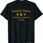 Shaolin Temple Martial Arts Cotton T-Shirt